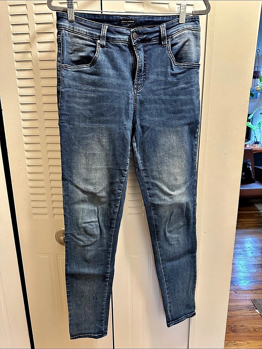 Universal Standard Skinny Jeans in Blue Size Large